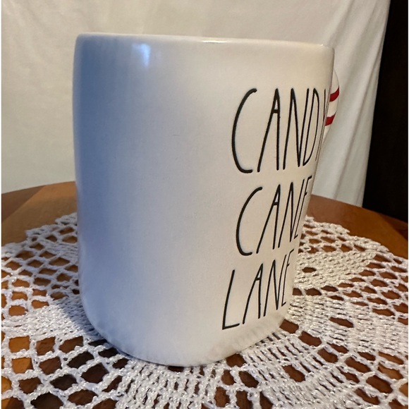 Ceramic “CANDY CANE LANE” coffee mug - Picture 4 of 6